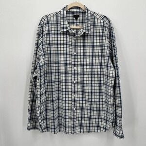 J Crew Button Up Shirt Plaid Long Sleeve Casual Woven